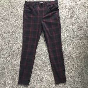 LIVERPOOL Los Angeles pull on plaid pants. Size 8